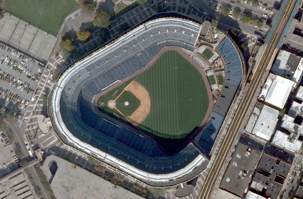 Aerial View of Yankee Stadium by Retro Images Archive