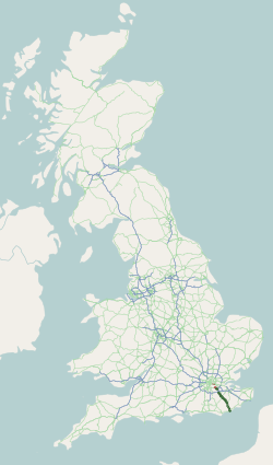 <span class="mw-page-title-main">A21 road (England)</span> Major road in southern England running from London to Hastings