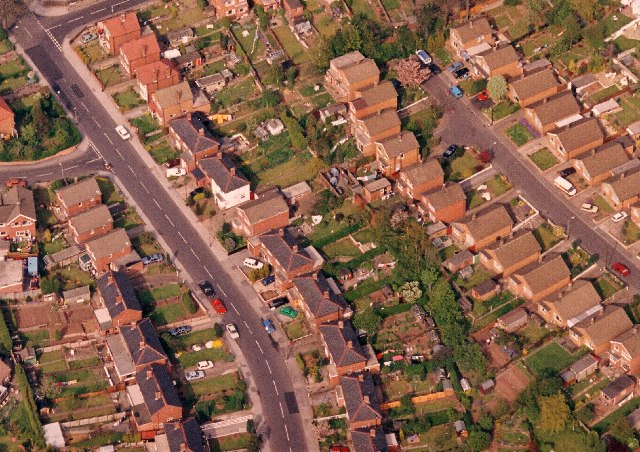 File:Aerial photo of Surgeys Lane - geograph.org.uk - 51789.jpg