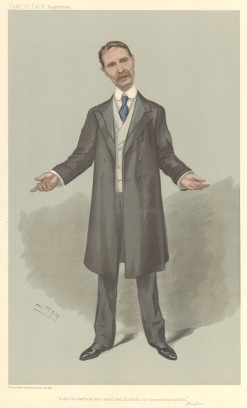 Bonar Law caricatured by Spy for Vanity Fair, 1905