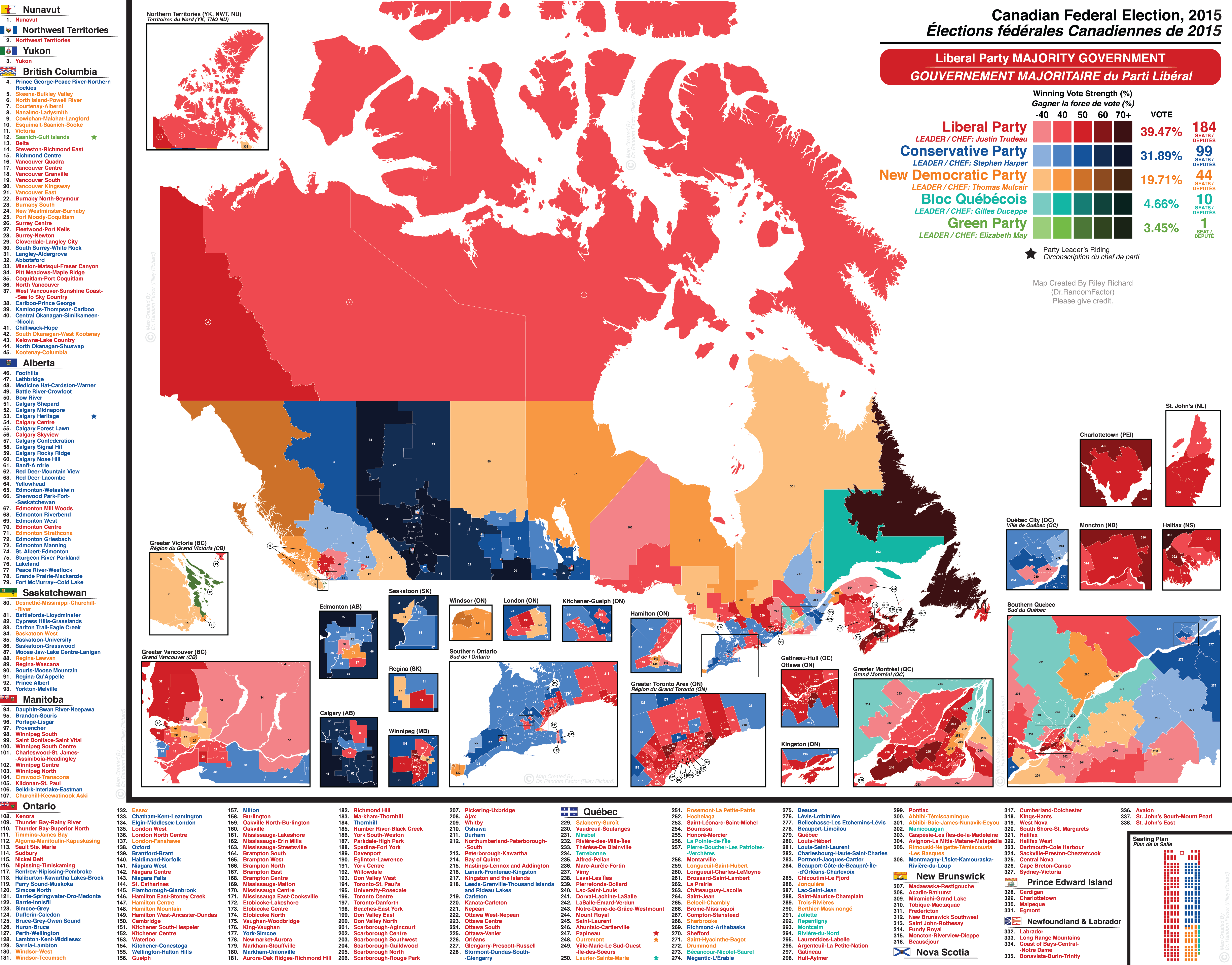 File Canadian Federal Election 2015 Results By Riding Png Wikimedia Commons