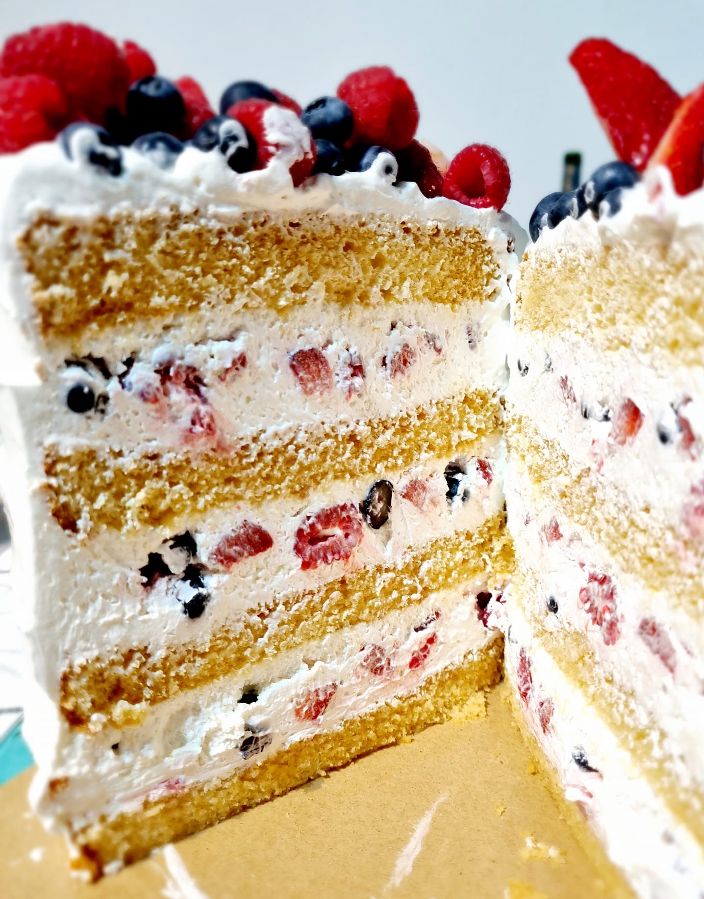 Berry Chantilly Cake - The Busy Baker