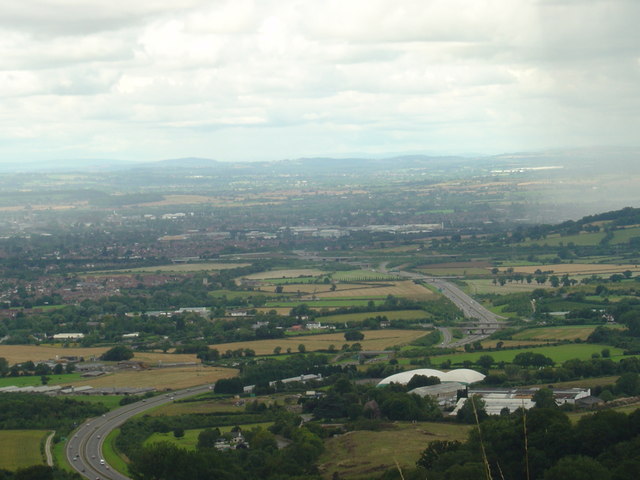 File:Close-up of view from Barrow Wake, down towards Shurdington - geograph.org.uk - 365188.jpg