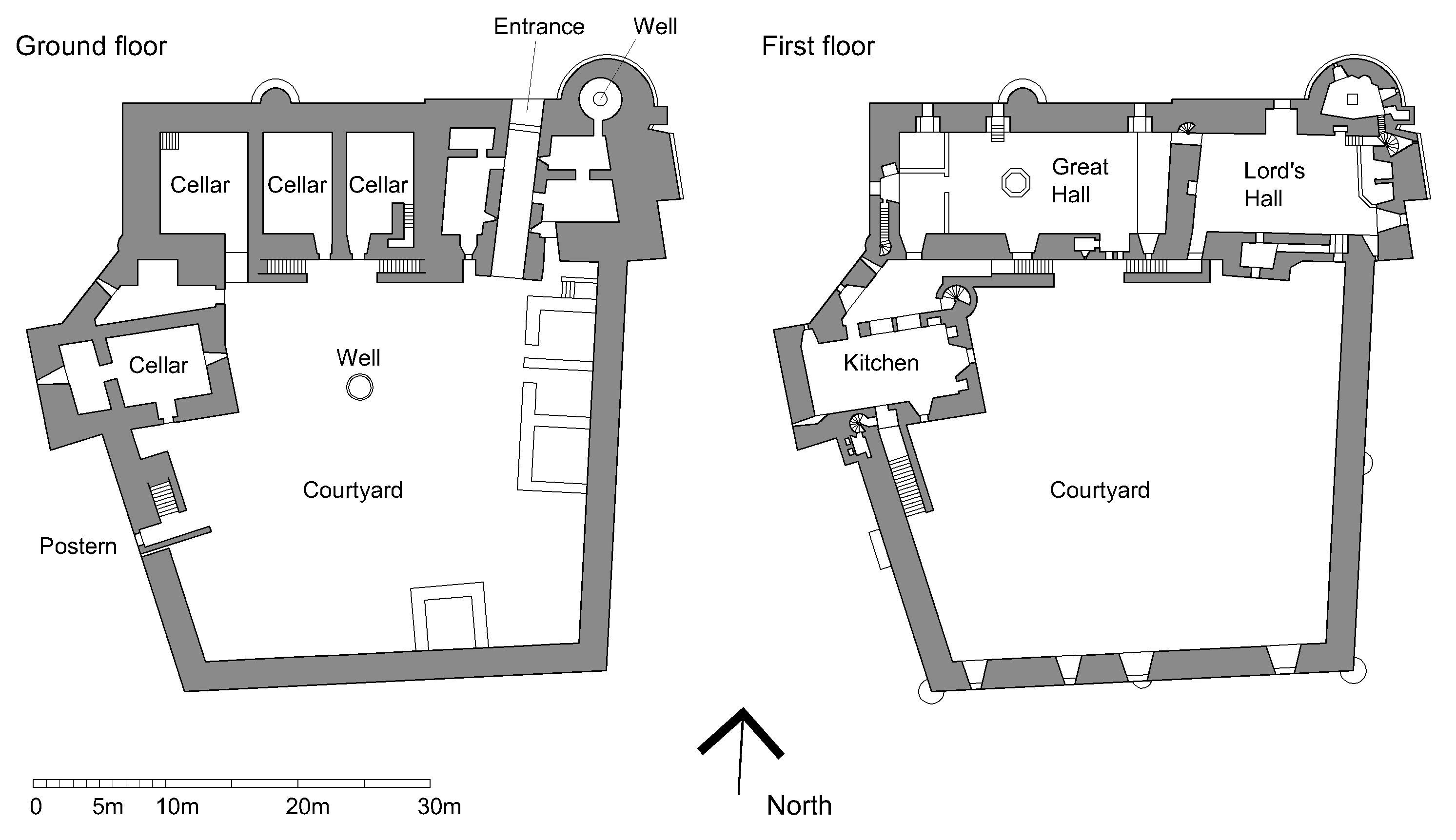 File Doune Castle Plan Png Wikimedia Commons