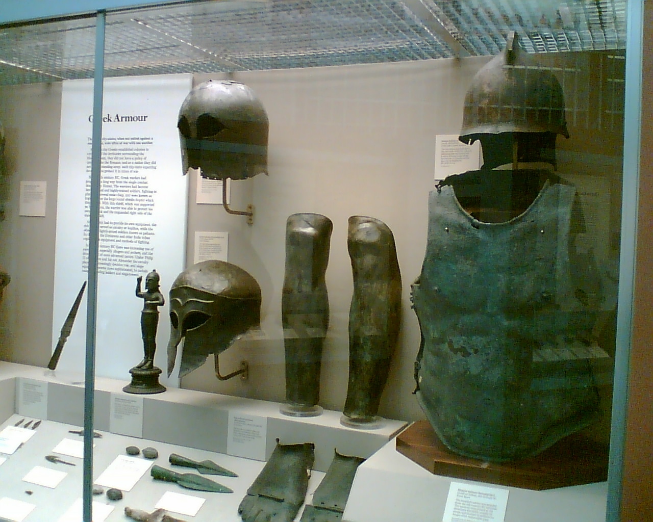 ancient spartan armor museum