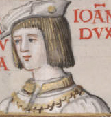 Depiction of John of Gaunt from a contemporary manuscript