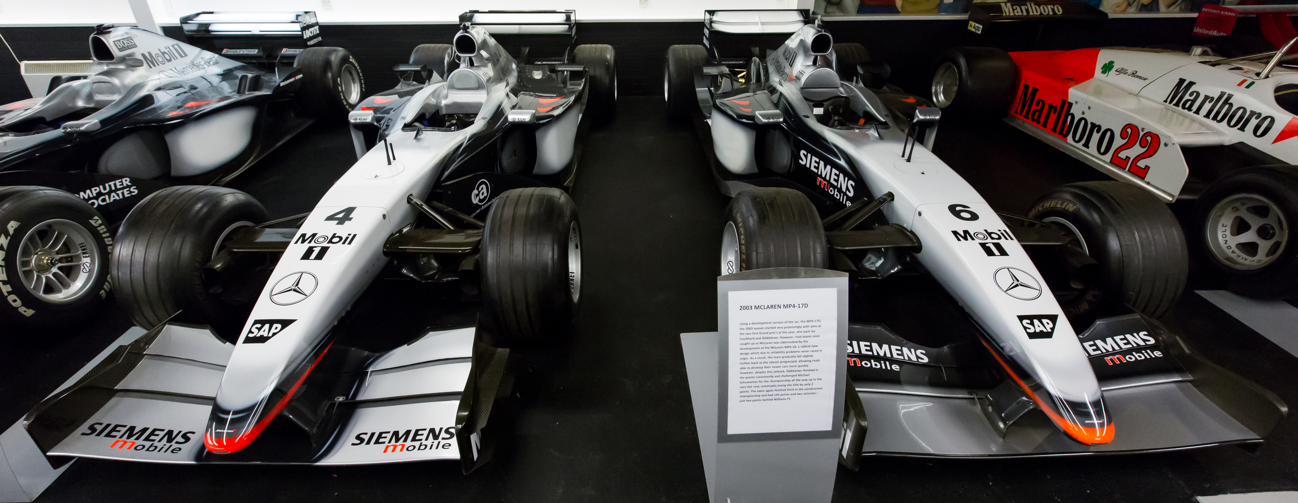 File:McLaren MP4-17 and MP4-17D Donington Grand Prix Collection 