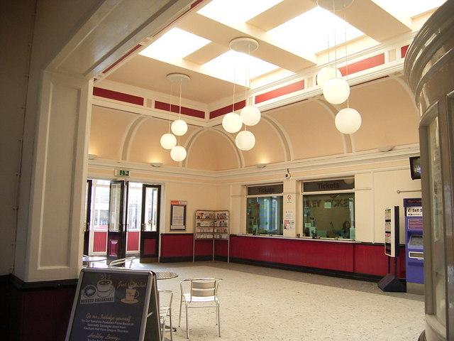 File:Railway Station Booking Hall. - geograph.org.uk - 422137.jpg