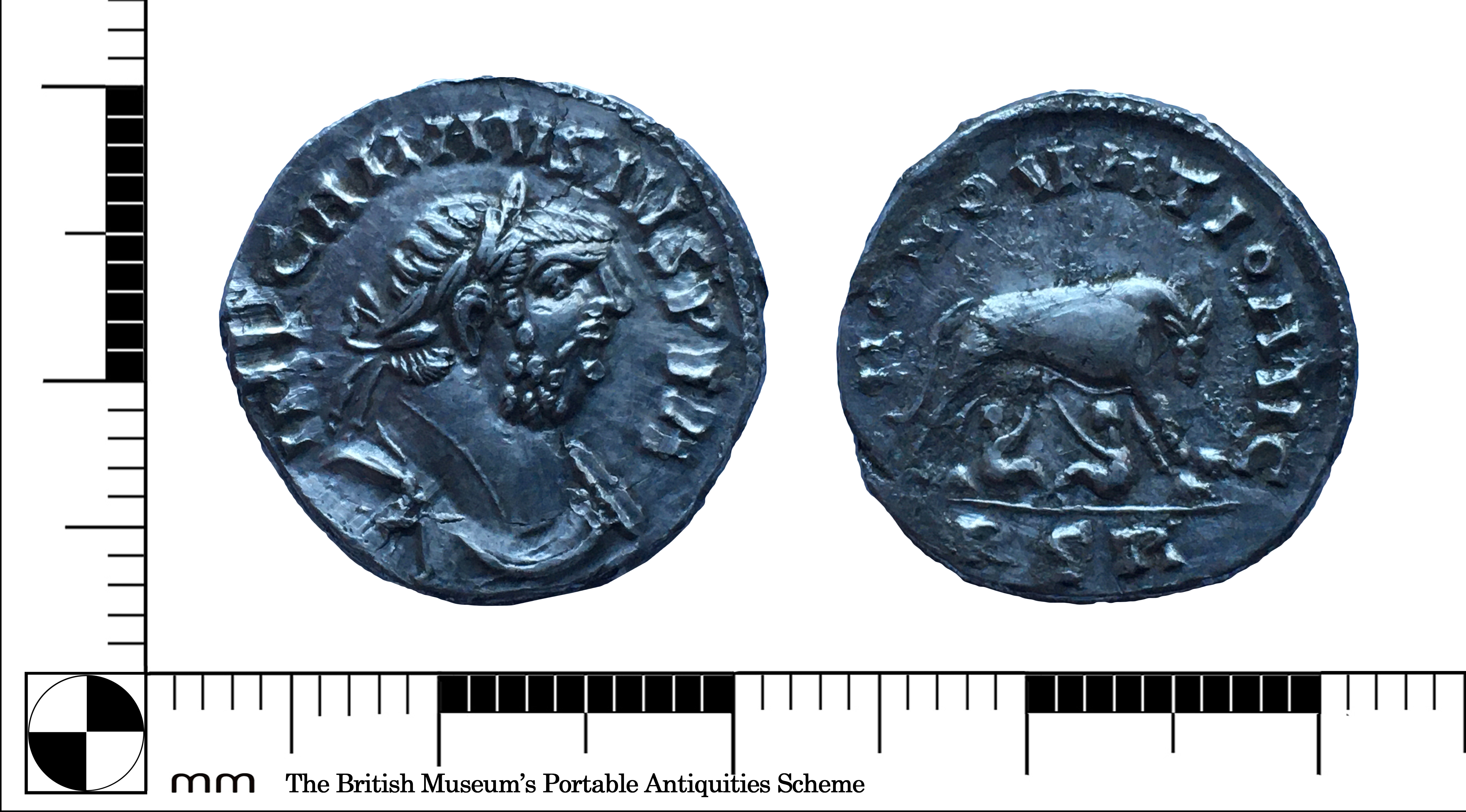 File:Roman coin, denarius of Carausius (FindID 1008481).jpg - Wikimedia Commons