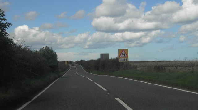 File:Sharp Bends on the A1068 - geograph.org.uk - 260965.jpg