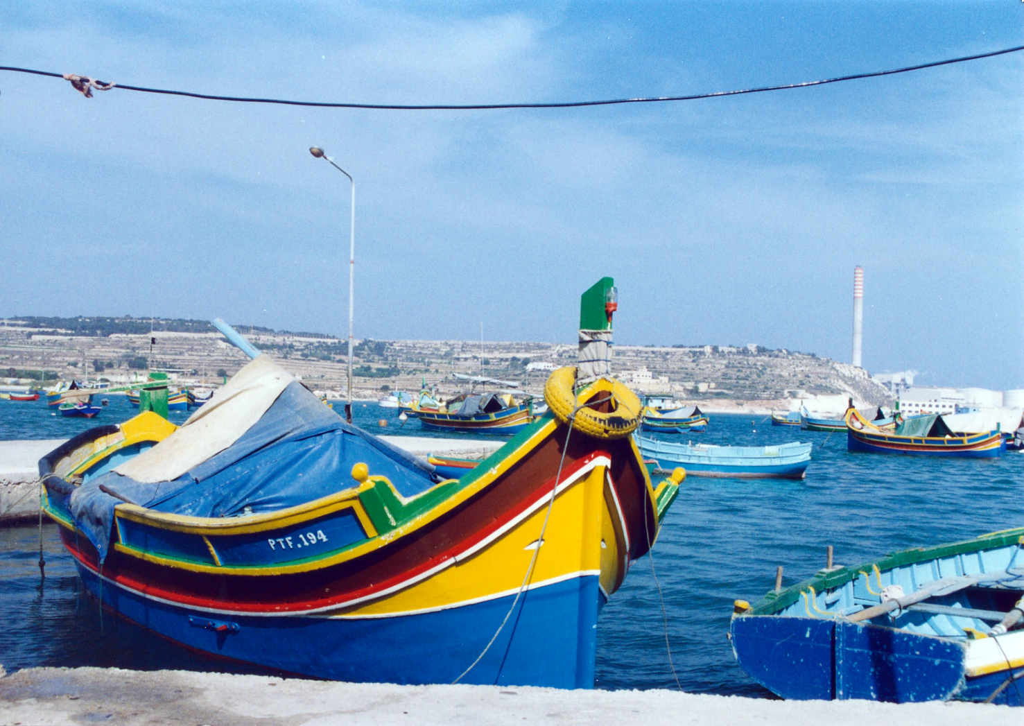 Traditional Maltese fishing boat