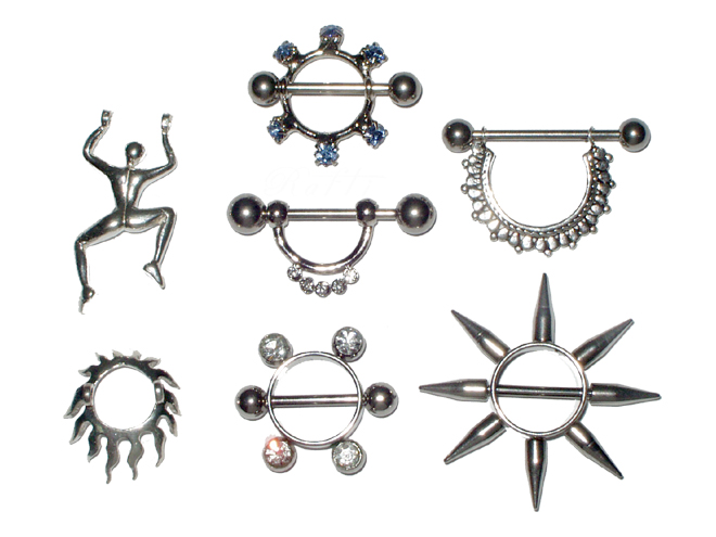 body piercing jewelry type