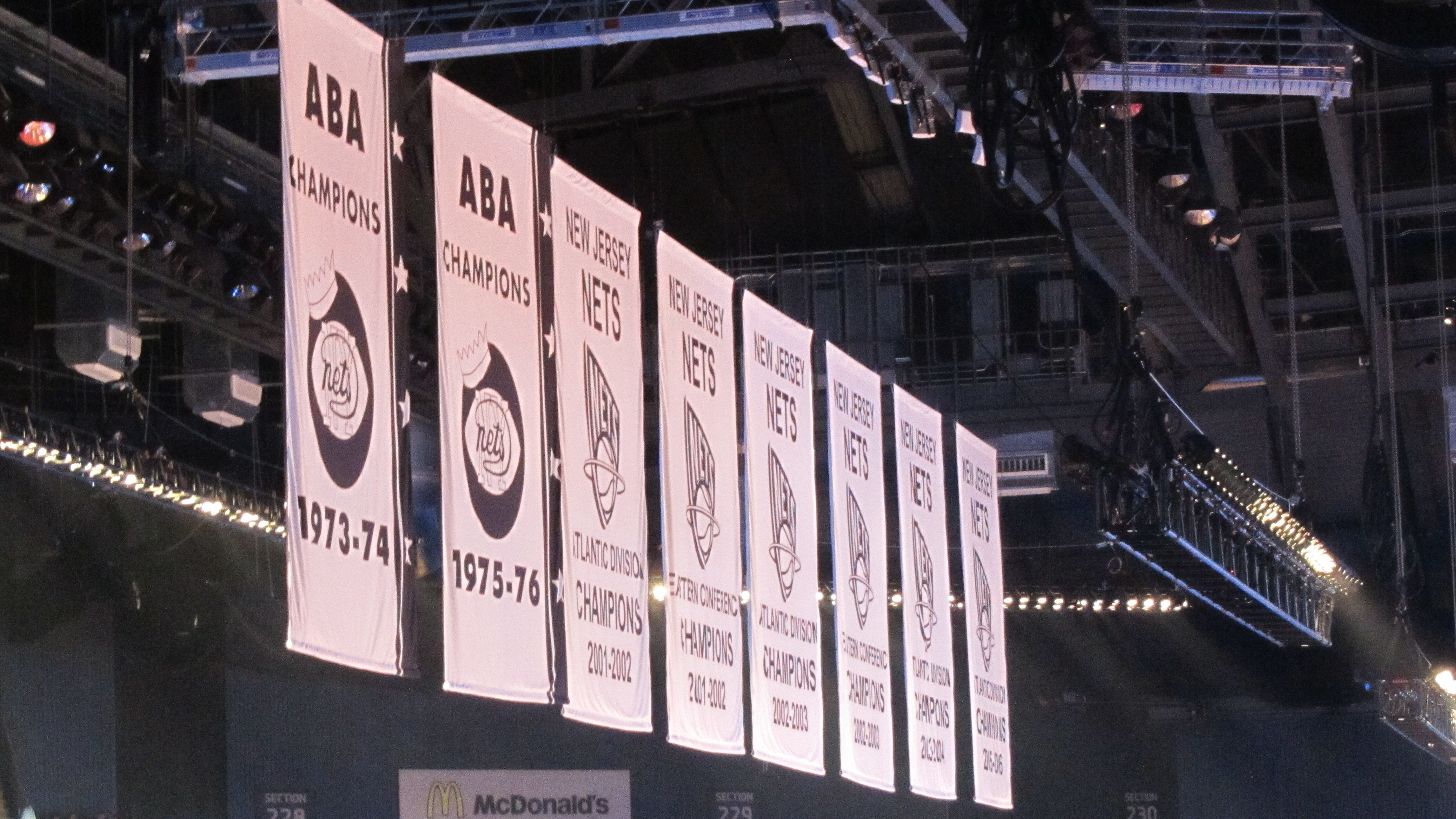 Nets Retired Numbers, Barclays Center, Brooklyn, NY