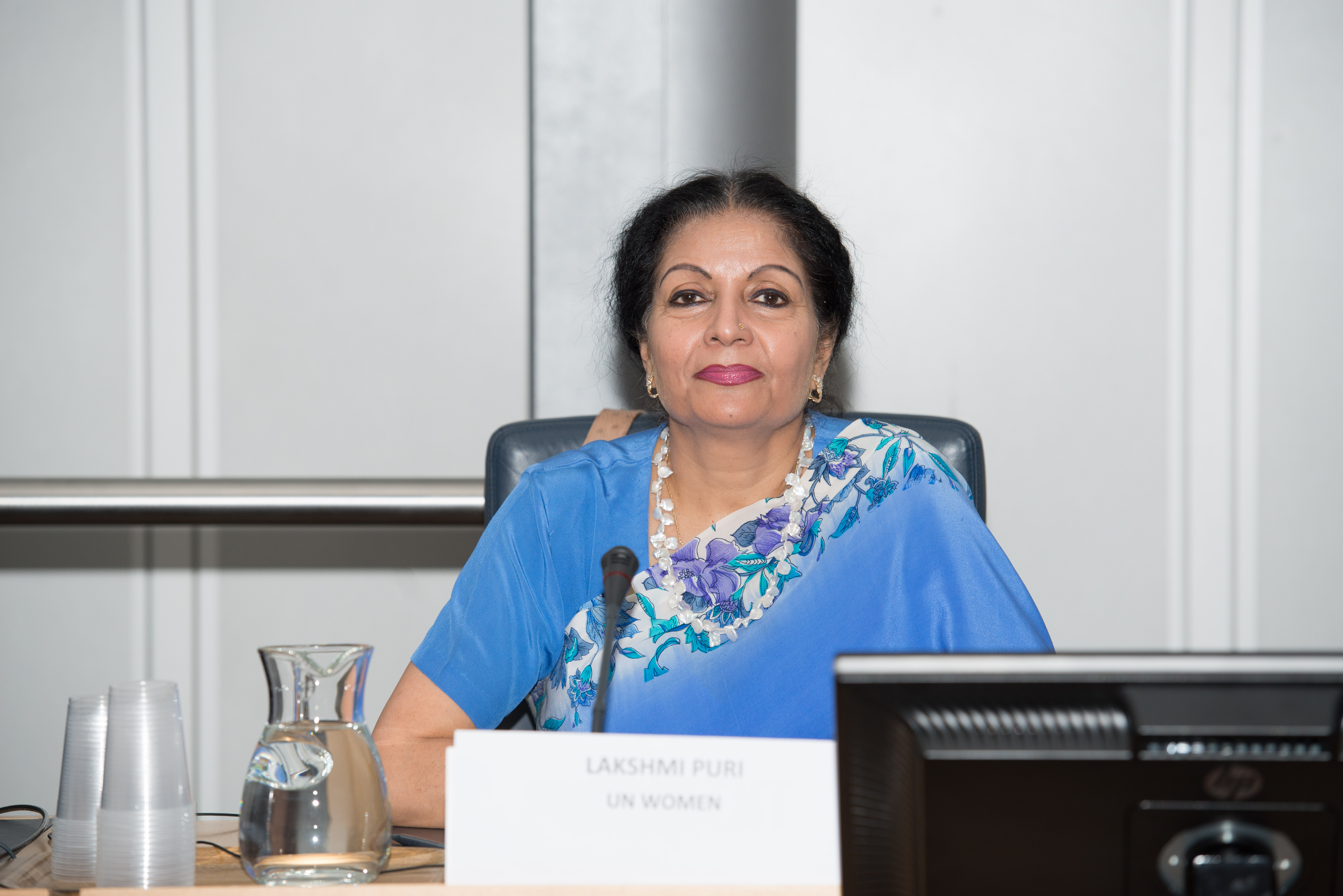 Lakshmi Puri in 2014.