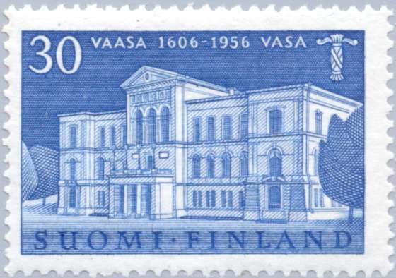 File:Stamp of Finland - 1956 - Colnect 46238 - 350 Years City of Vaasa Ancient City Hall.jpeg