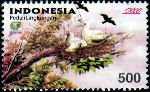 File:Stamp of Indonesia - 2000 - Colnect 261317 - Birds on Nest.jpeg