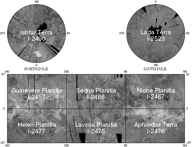 List Of Quadrangles On Venus Wikipedia