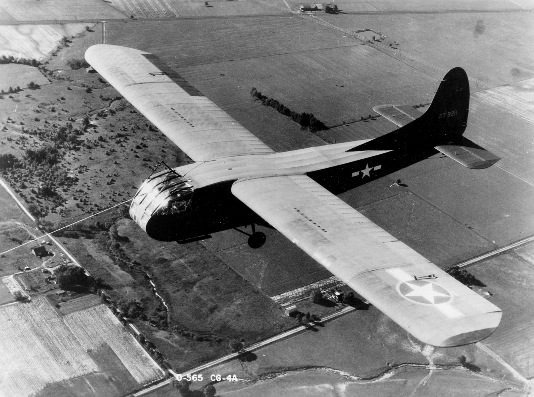 Planeur Waco CG-4 en vol