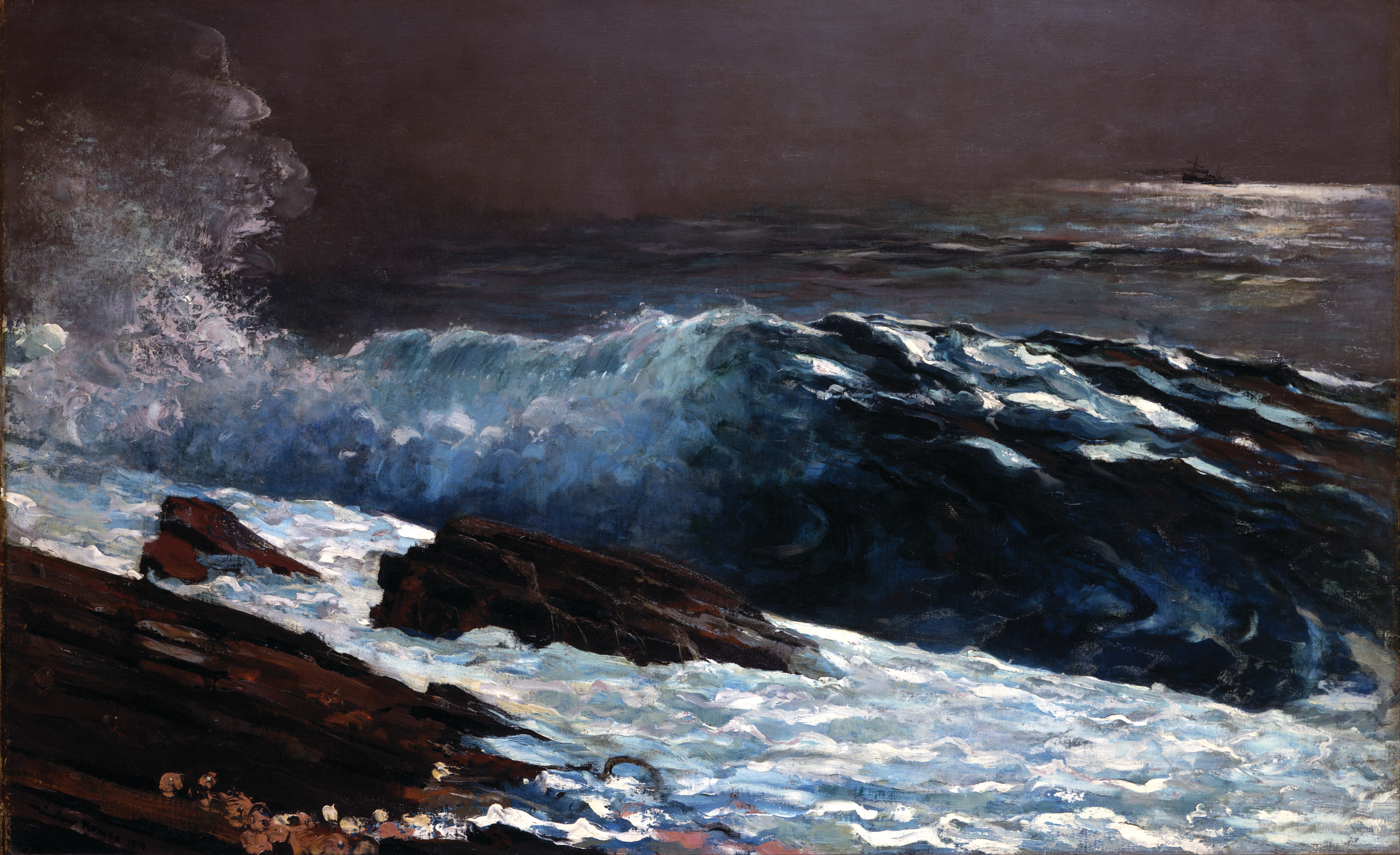 mærke navn vest bladre File:Winslow Homer - Sunlight on the Coast - Google Art Project.jpg -  Wikimedia Commons