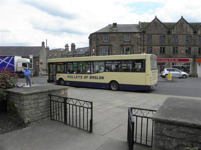 File:Yellow Hulleys of Baslow MCV Evolution bus in Bridge Street, Bakewell - geograph.org.uk - 2975913.jpg
