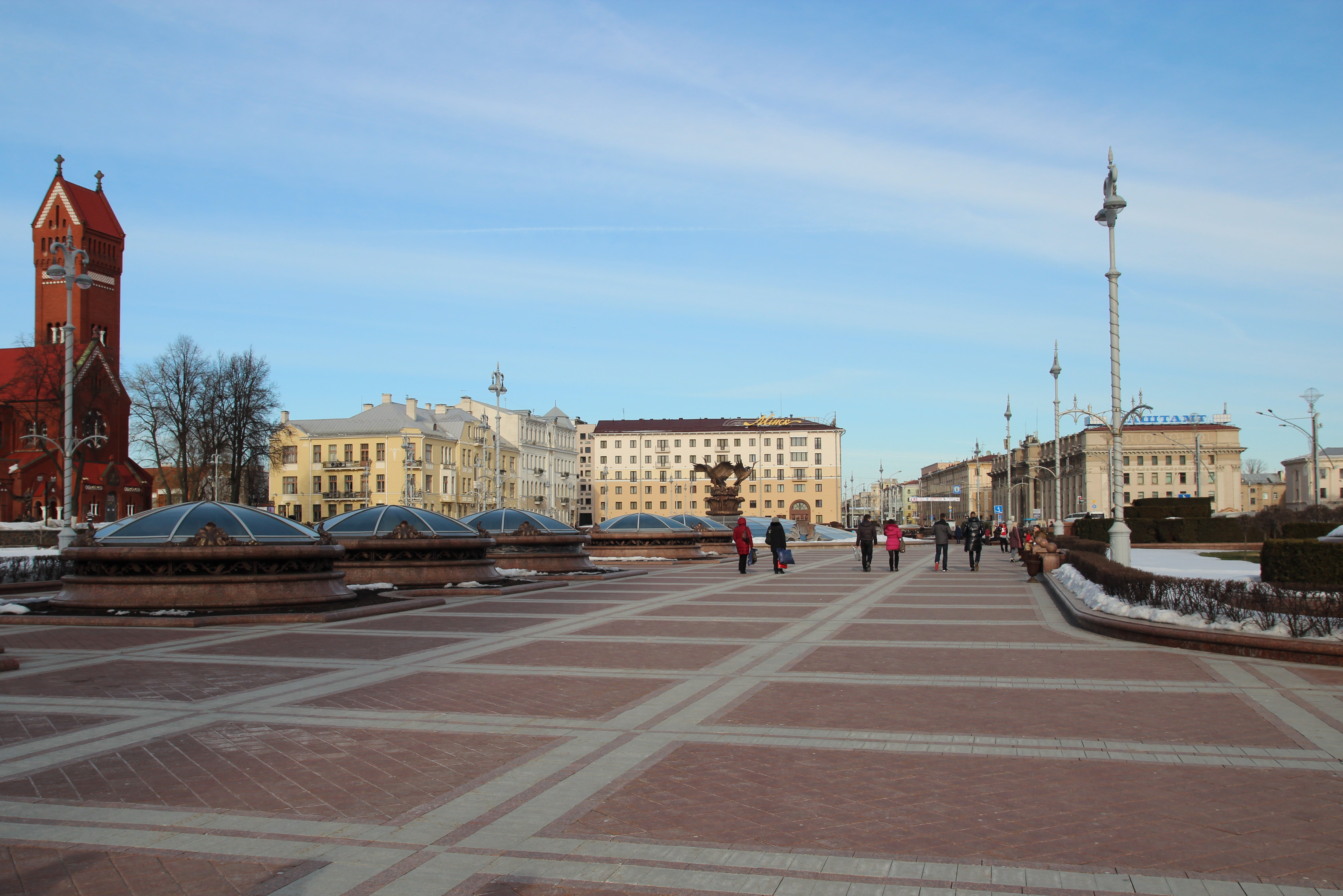 площади в минске