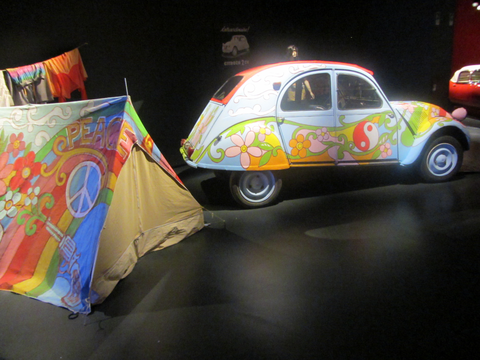 citroen 2cv hippie