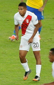 Flores with Peru at the 2019 Copa America 07 07 2019 Final da Copa America 2019 (48225470532) (cropped).jpg