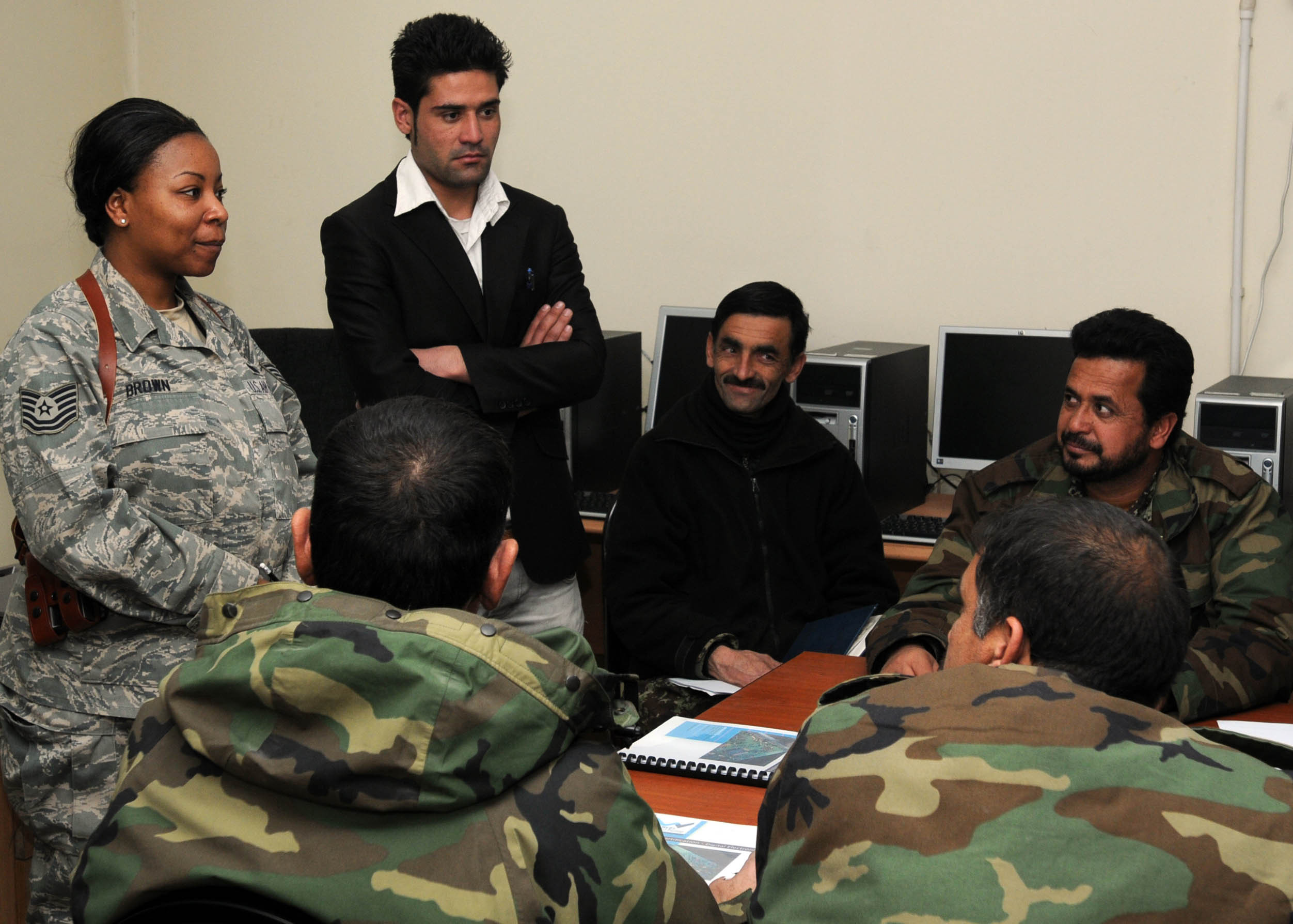 File Afghan Air Force Help Desk Receives Upgrade Training
