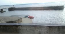 File:Britannia Yacht Club swimming area, deck, bridge and pier.jpg