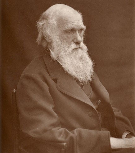 Charles Darwin photograph by Leonard Darwin, circa 1874