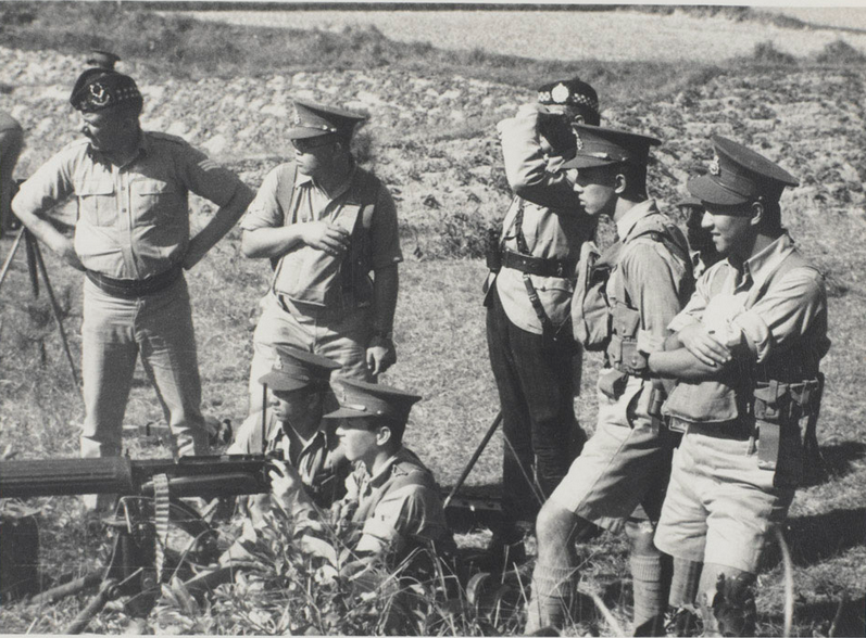 File:HKVDC Vickers machine gun training in New Territories.png