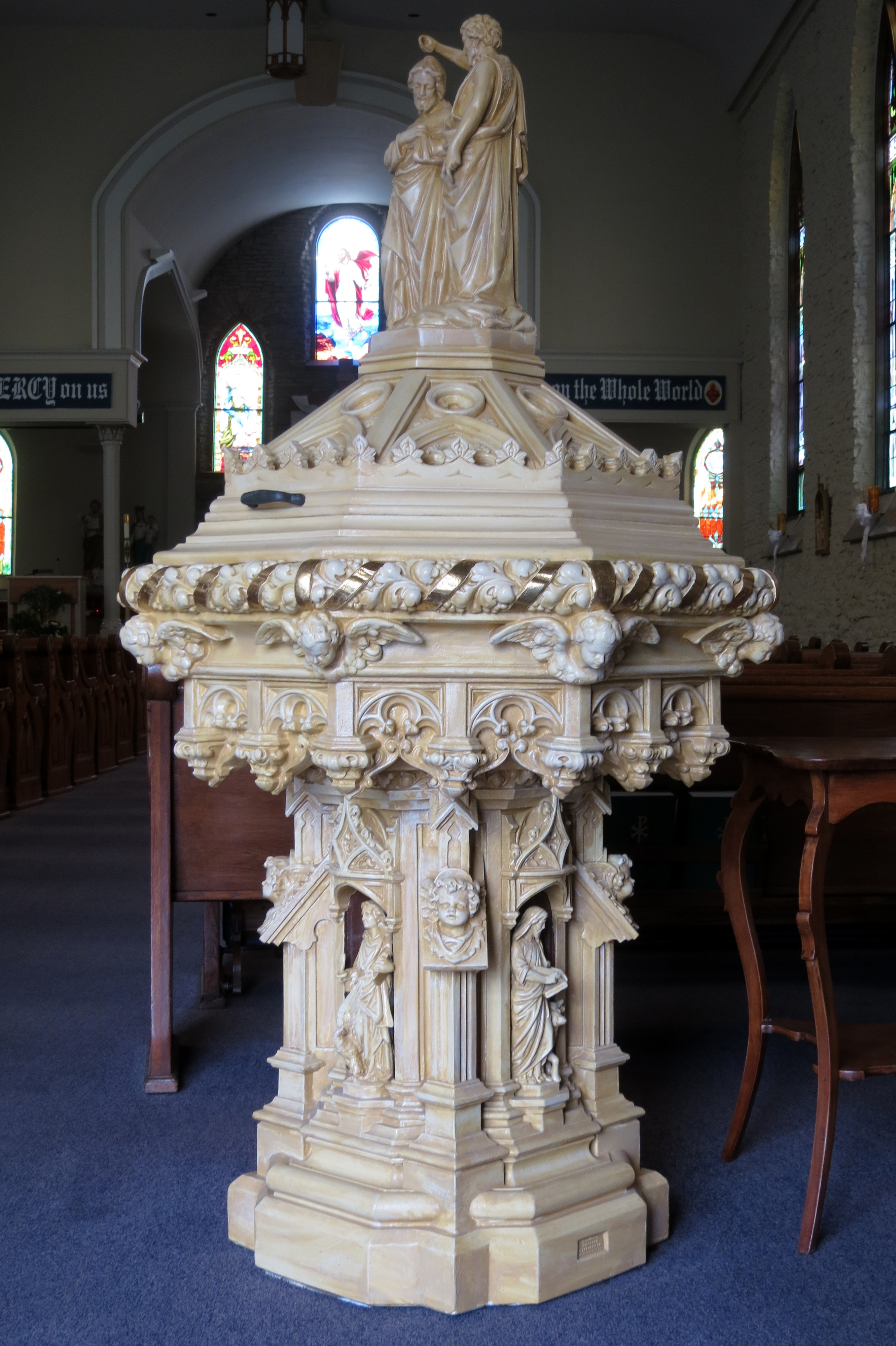 baptismal font catholic