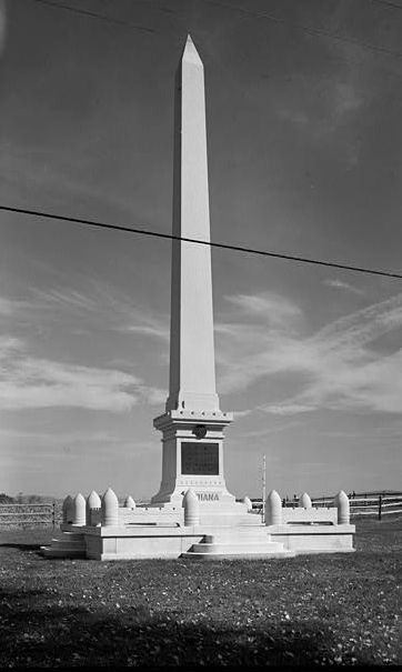 Indiana State Monument, Antietam National Battlefield, commemorating the 7th, 14th, 19th and 27th Infantry and 3rd Cavalry (East Wing) Indiana Monument Antietam 085333pr.jpg