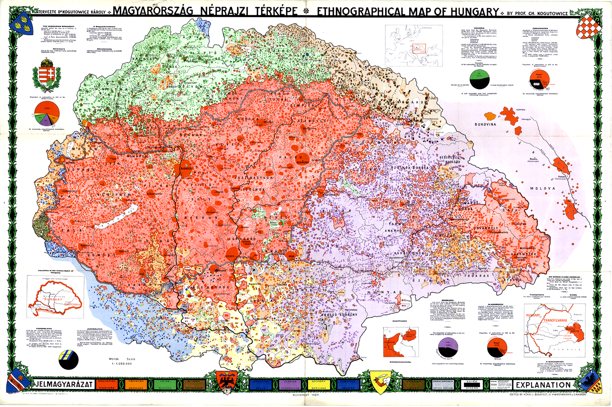 Magyar Etnikai Térkép | Térkép 2020