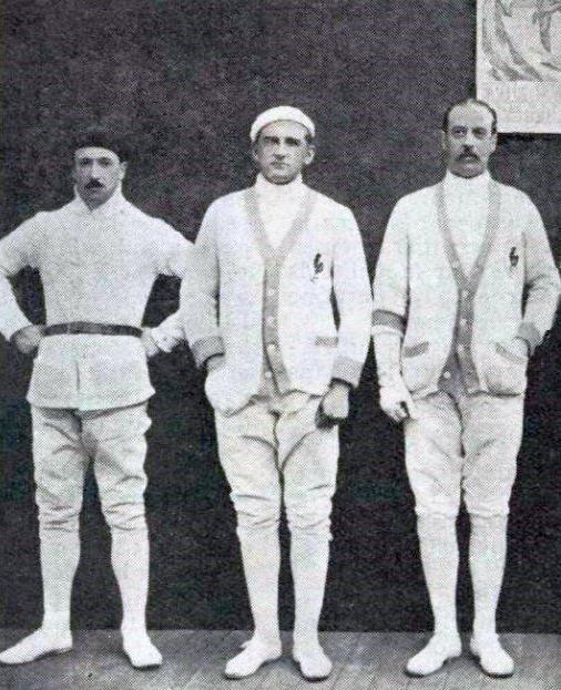 De Franse schermers Alexandre Lippmann, Gustave Buchard en Armand Massard behaalden op het onderdeel van de degen individueel de zilveren, de bronzen en de gouden medaille. Op het onderdeel van de degen in teamverband behaalden zij als leden van de Franse ploeg eveneens een bronzen medaille.