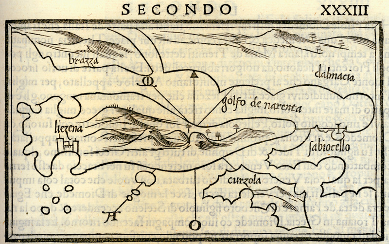 File:Map of Hvar (Liezena) and - Bordone Benedetto - 1547.jpg