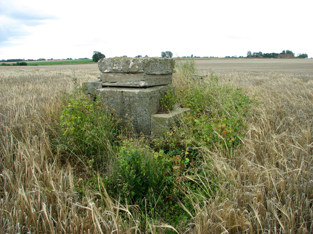 File:Martham ROC post in field south of Church Road, Repps with Bastwick - geograph.org.uk - 2545170.jpg