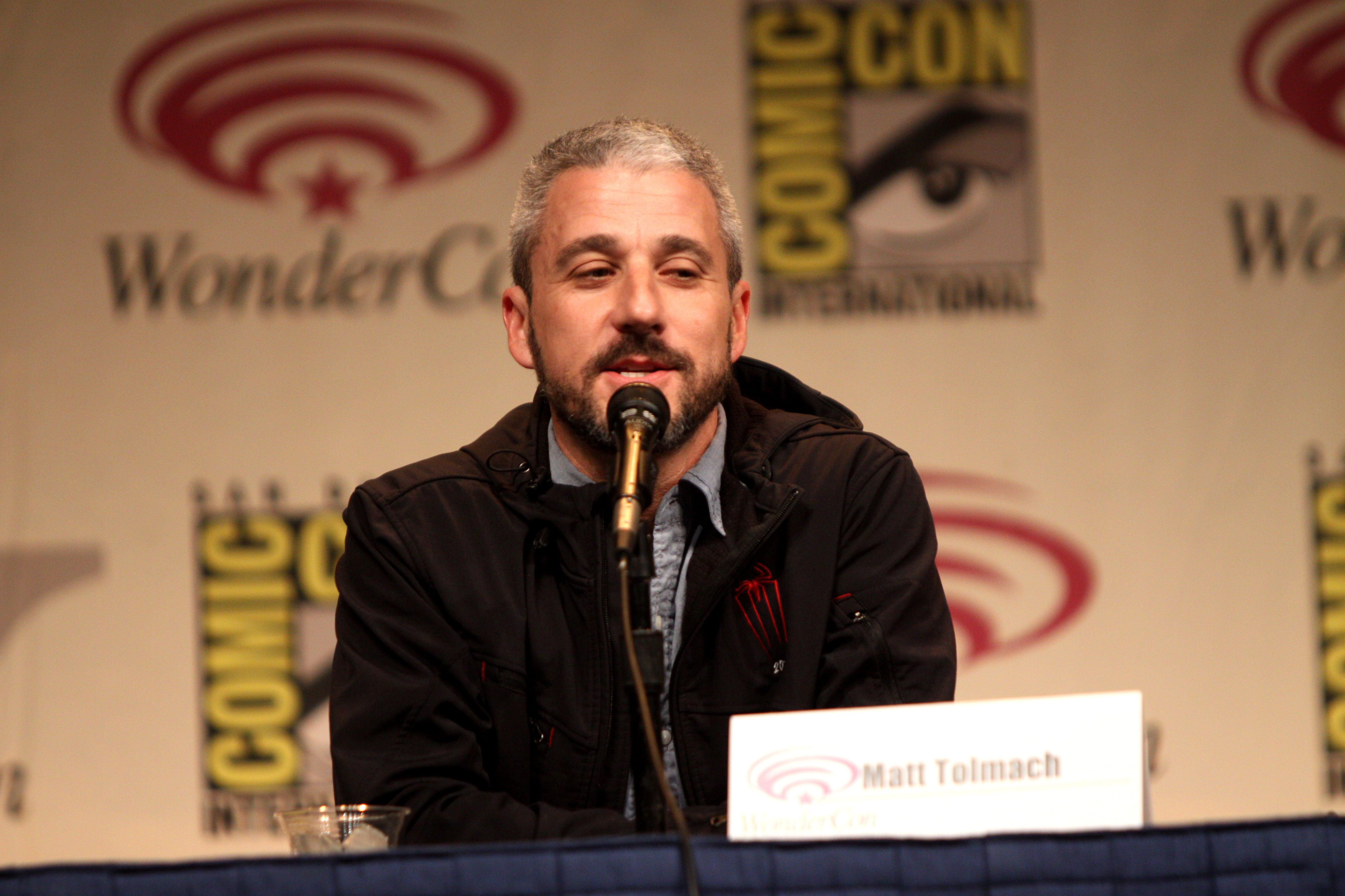 Matt Tolmach speaking at the 2012 WonderCon in Anaheim, California