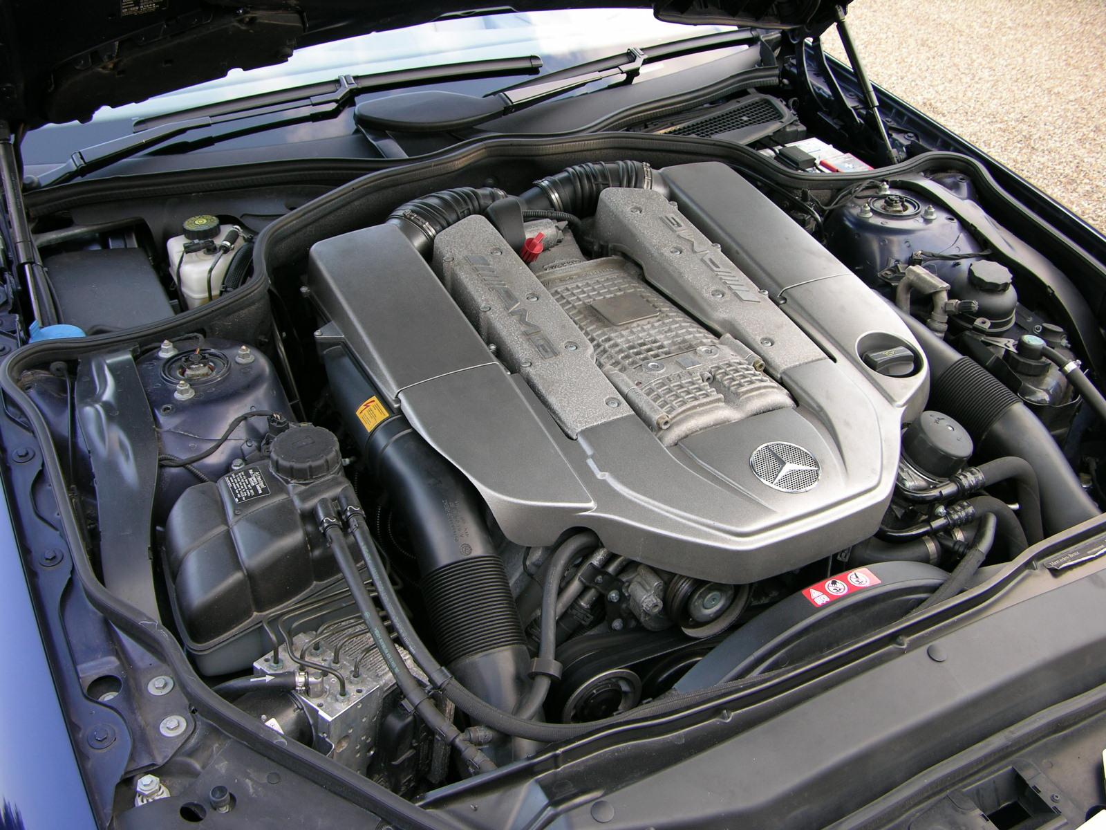 Mercedes SL 55 AMG M113 Kompressor Motoröl Kühler Leitungen in