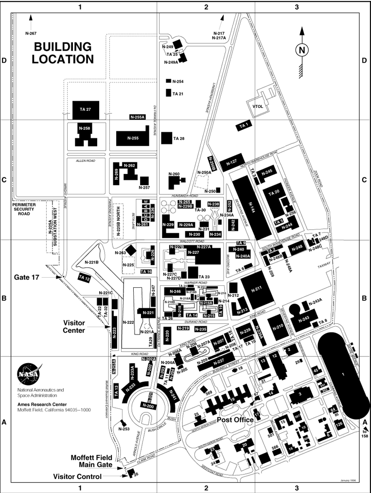 marshall space flight center building map