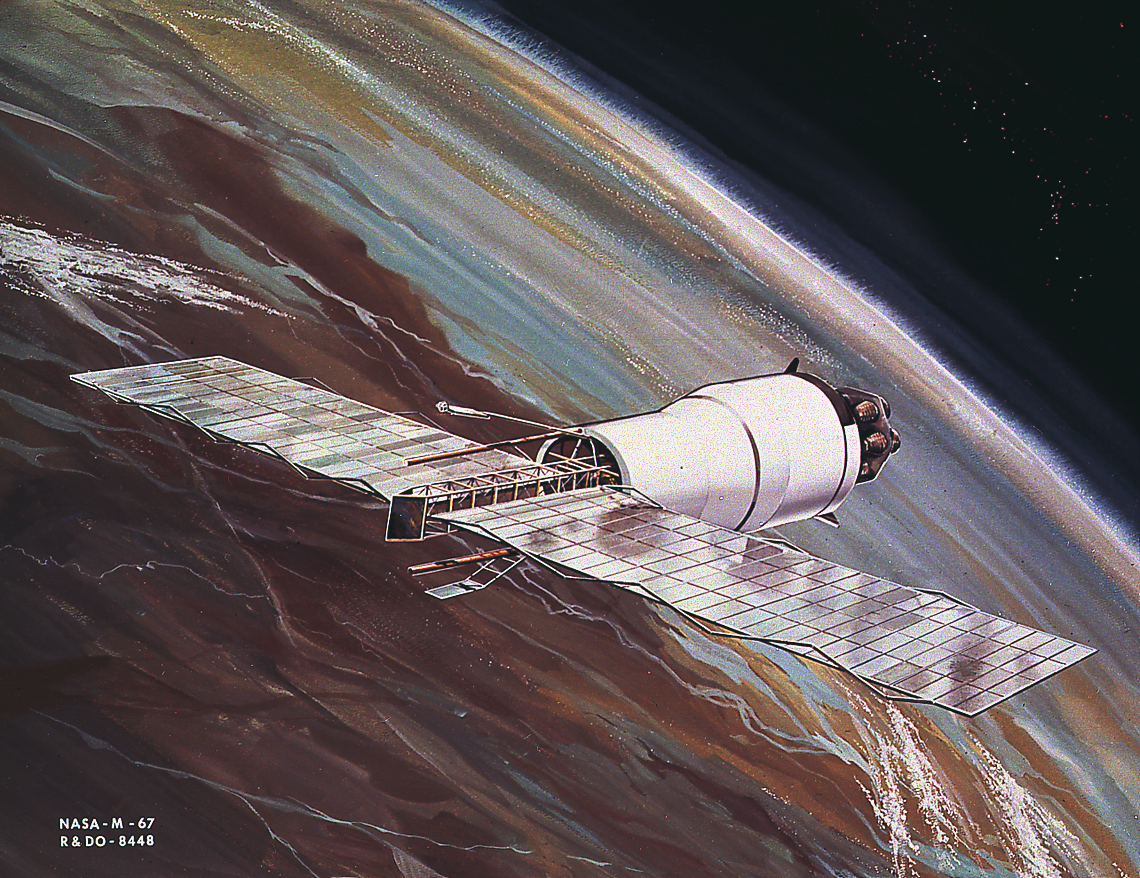 Saturn I SA-9 - 16.2.1965 Pegasus_satellite