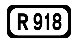 File:R918 Regional Route Shield Ireland.png