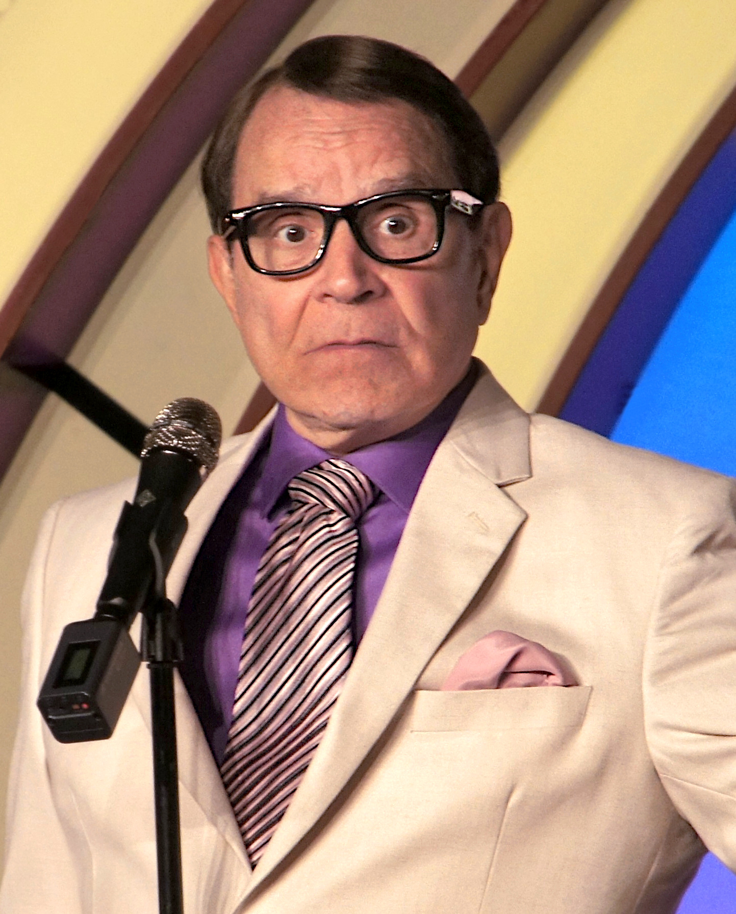 Little performing as [[Jack Benny]] in 2015