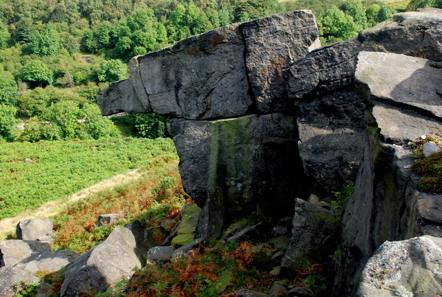 File:Rock outcrop on Gibbet Moor - geograph.org.uk - 554004.jpg