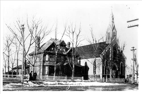 File:St. James Catholic Church and Rectory - Jamestown, North Dakota.jpg