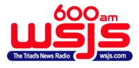 WSJS' last logo as a news/talk station, from July 15, 2010, to August 31, 2017. WSJS600.png