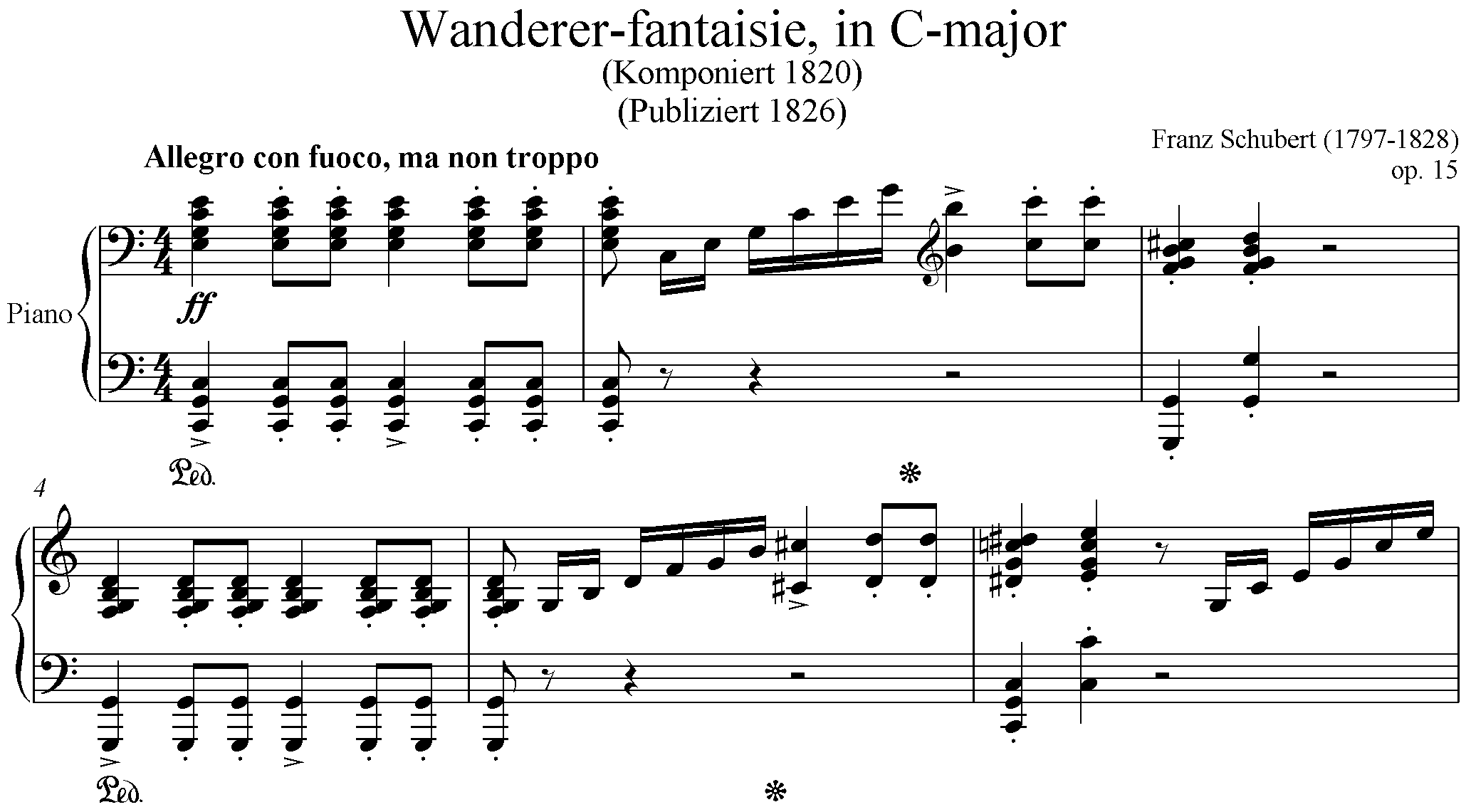 List Of Compositions By Franz Schubert By Genre Wikipedia