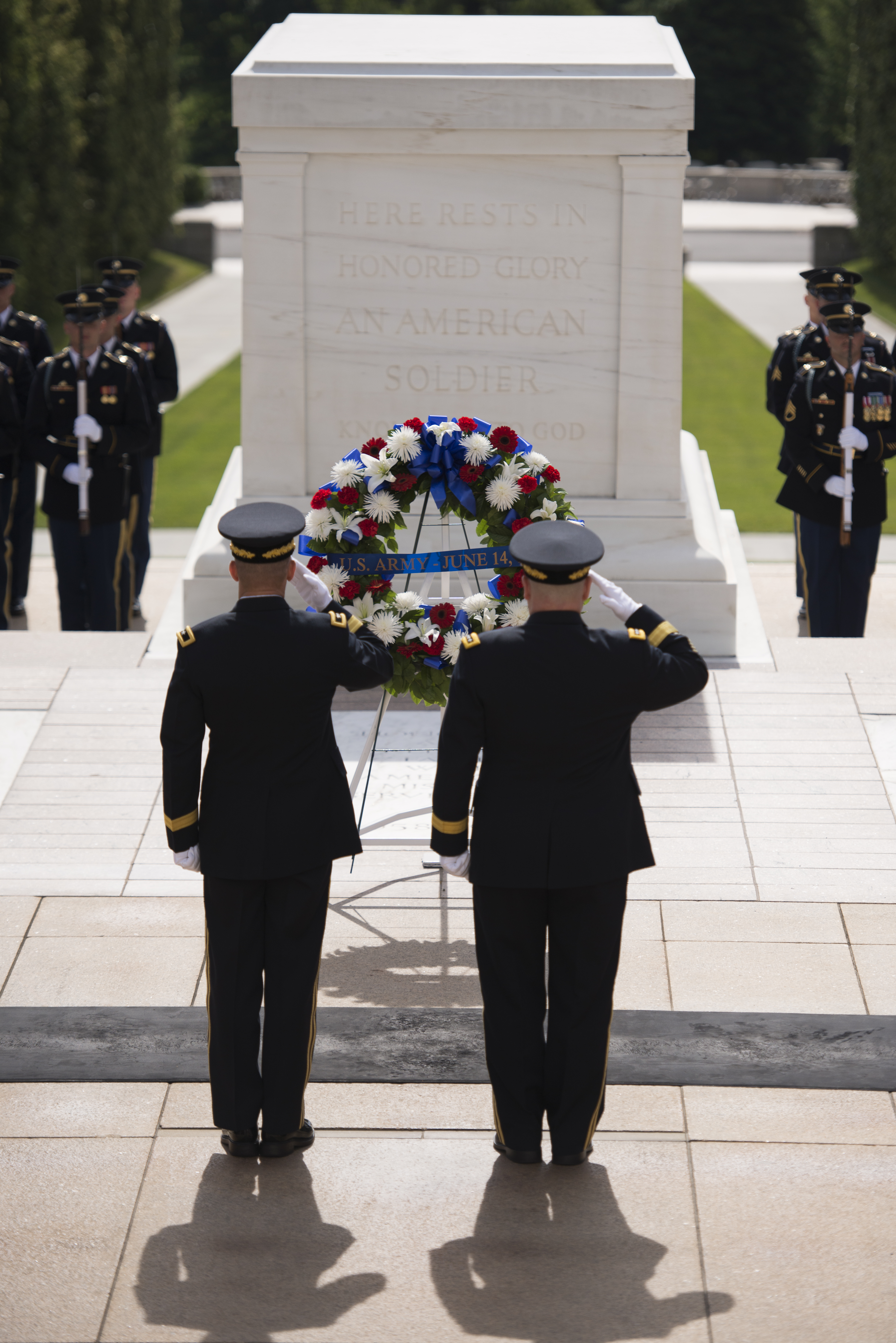 Wreath_laying_at_the_Tomb_of_the_Unknown_Soldier_in_Arlington_National_Cemetery_for_the_Army%E2%80%99s_241st_Birthday_%2827569950192%29.jpg