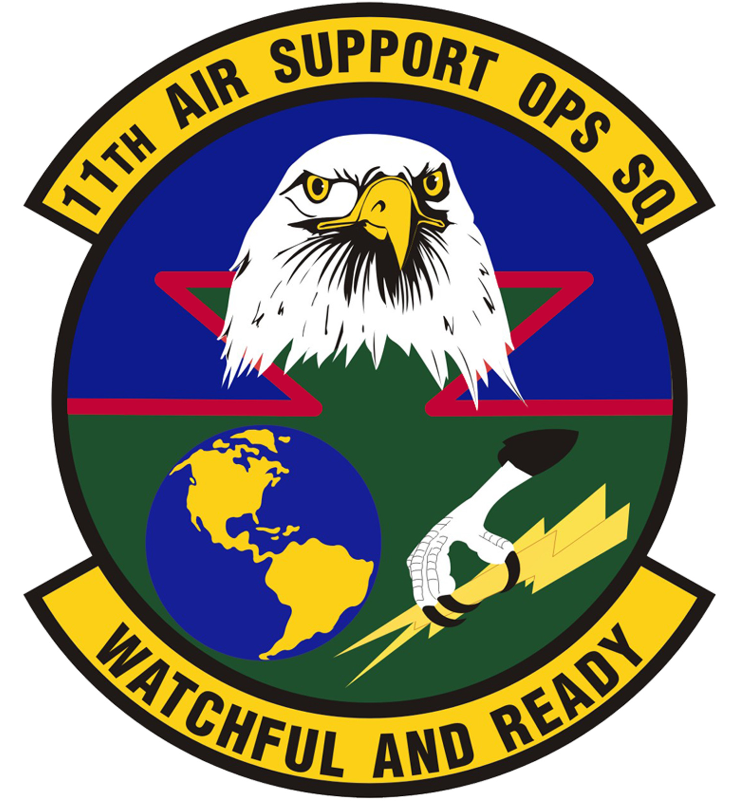 USAF 7th AIR SUPPORT OPERATIONS SQUADRON SUPPORT PATCH