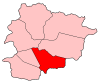 Harta e Andorrës tregon njësinë Escaldes-Engordany